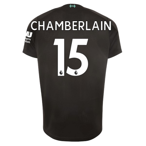 Camiseta Liverpool NO.15 Chamberlain 3ª 2019/20 Negro